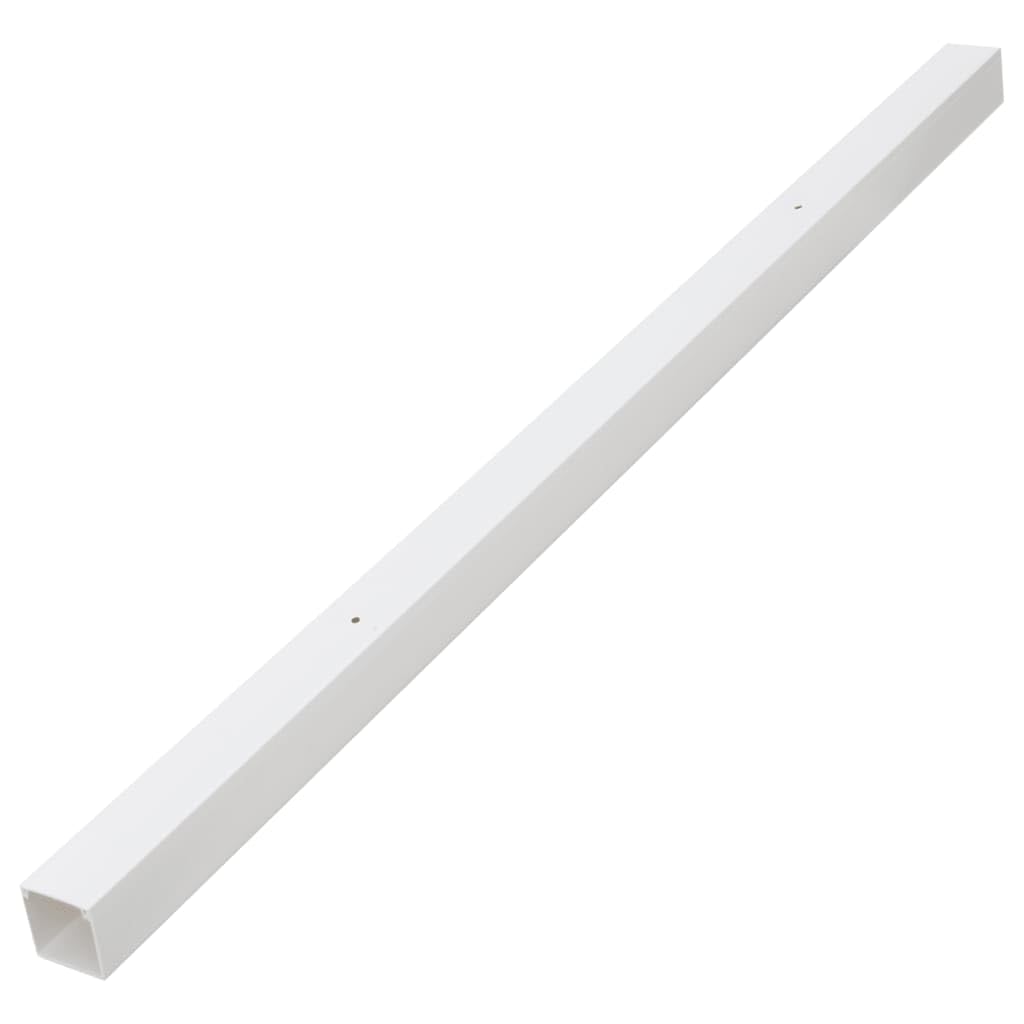 Set di 30 tubi di installazione, 60 x 60 mm, in PVC, 30 m, per la gestione dei cavi, per ufficio, parete, pavimento, gaming, computer