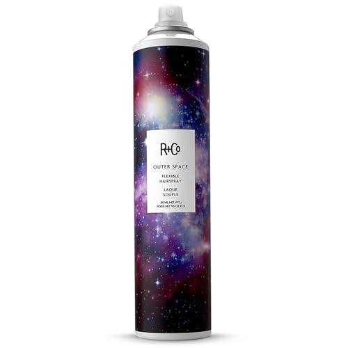 R+Co Outer Space Flexible Hairspray | Every Day Use + Lightweight + Sticky-Free | Vegan + Cruelty-Free | 9.5 Oz