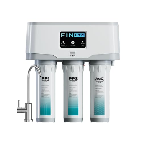 Image of FIN UTC Under The Counter Water Purifier Nanofiltration NF 40 (For TDS 200 to 400) | 8+ pH Alkaline Water | Nanofiltration Retains Minerals & Saves Water | Lowest Service Cost