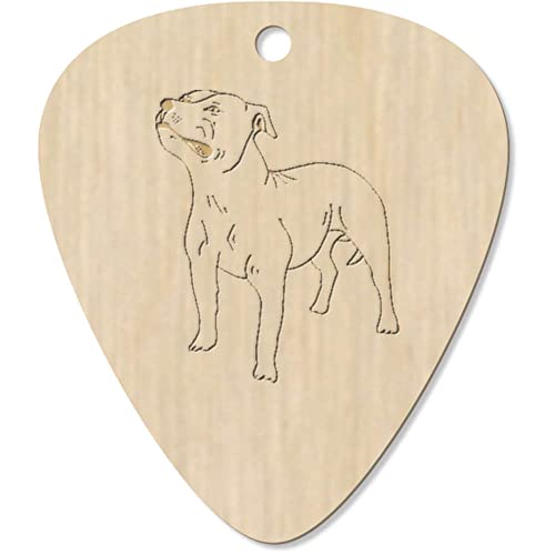 Azeeda 7 x ‘Staffordshire Bull Terrier’ médiator/pic de Guitare (GP00026547) - Les Beatles, Paul McCartney, John Lennon, RIngo Starr, George Harrison Azeeda 7 x 'Staffordshire Bull Terrier' médiator/pic de Guitare (GP00026547)