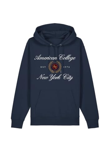 Sweat à enfiler marine American College USA taille S pour un look décontracté sans effort