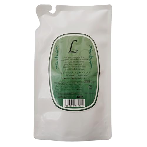 カモス 超低刺激 ふんわり仕上がる ペット用トリートメント フォーソスL 詰替 450ml