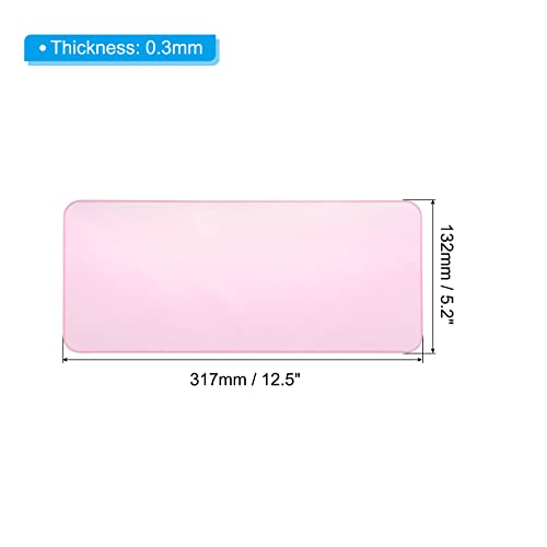 PATIKIL Universal Silicone Keyboard Protector Skin for 13.3"-14" Laptop Notebook 12.5 x 5.2 Inch Pink Ultra Thin Keyboard Cover Keyboard Protective Film 5Pcs - Image 2