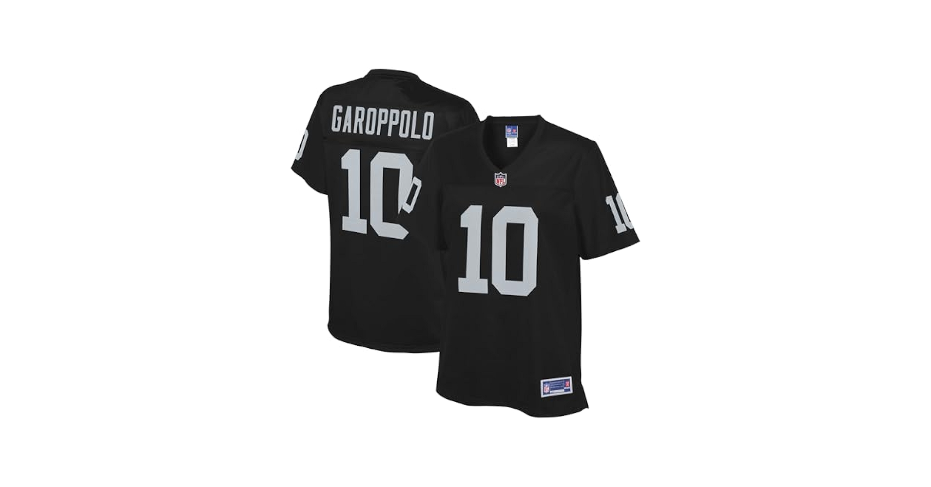NFLラスベガスレイダースRaidersラグビーユニフォーム10番ジミーガロポロ NFLラスベガスレイダースRaidersラグビーユニフォーム10番