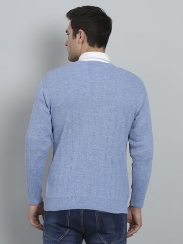 Image of eWools Men's Winterwear Woolen Striped Sweaters