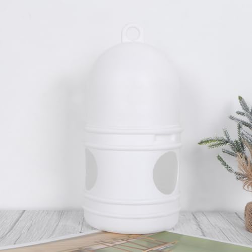 HOLIDYOYO 1 Liter Vogeltränke aus Kunststoff Tauben und Fasanen Wasserbehälter Befestigung für Geflügelkäfig Wasserspender für Hühner und Wachteln