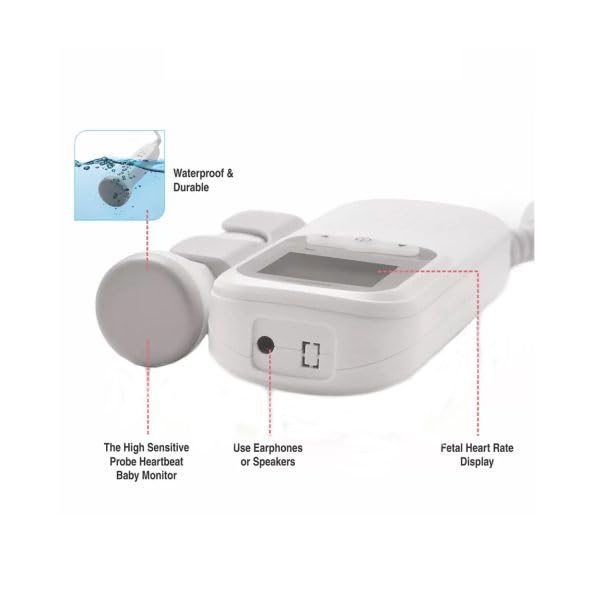 Image of Fedal Doppler High-Performance Pregnancy Care Device | Radiation-Free, Low Power Indicator & Intelligent Dynamic Detection