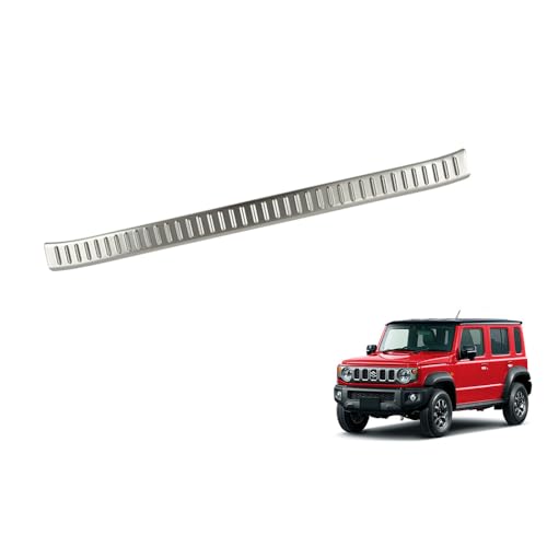 「ティエスオ」 スズキ ジムニーノマド JC04系 専用 ラゲッジスカッフプレート カバー プロテクター 内装 外装 パーツ アクセサリー カスタム 1P シルバー JN027