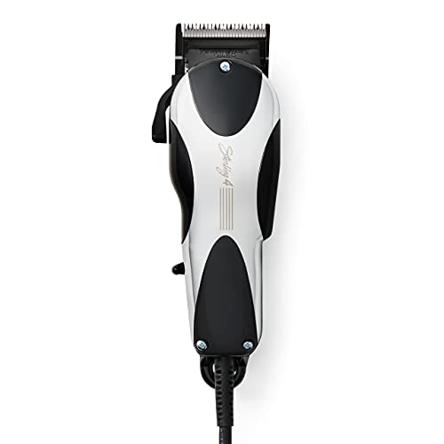 Wahl Professional Sterling 4 Clipper, Lightweight Full-Size Corded Design, Adjustable Blade, Wet/Dry Hair Cutting