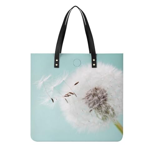 Tote bag pour voyage léger et sac à main grand volume motif plante