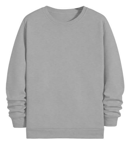 Image of THE BLAZZE Women's Fleece Stretchable Full Sleeves Sweatshirt Regular Fit Round Neck Casual Winterwear for Girls and Womens VBW5