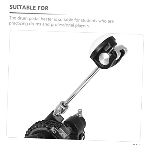 Accesorios para pedal de batería con cabeza de fieltro 2 piezas miniatura 2
