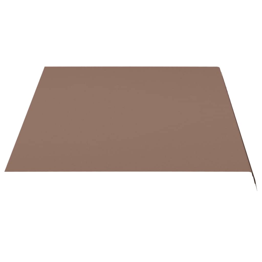 Leasha Toile de Rechange Store Banne avec Lambrequin, Toile Tissu de Remplacement pour Auvent 430x295 cm Marron