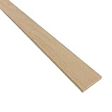 1/4' x 1-1/2' x 47' Red Oak Board, Solid American Hardwood, Unfinished, Thin Sawn, Perfect for Slat Wall, Woodworking, or Edging (1)