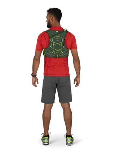 Osprey Duro 1.5L Men's Running Hydration Vest with Hydraulics Reservoir, Phantom Grey/Toffee Orange