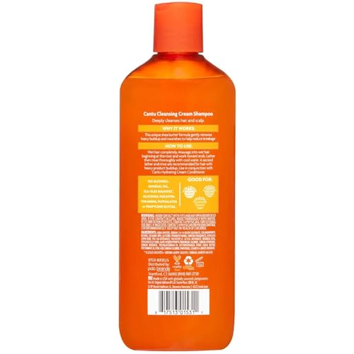 Cantu Shea Butter für natürliches Haarshampoo und Conditioner, sulfatfrei, von Cantu