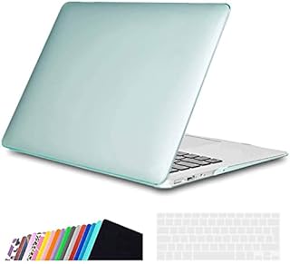 iNeseon Case Cover Compatible with 2010-2017 MacBook Air 13-inch (Model A1466 A1369), Ultra Slim Hard Shell Protective Case with Keyboard Cover for MacBook Air 13.3 (Size 32.5 x 22.7cm), Crystal Clear