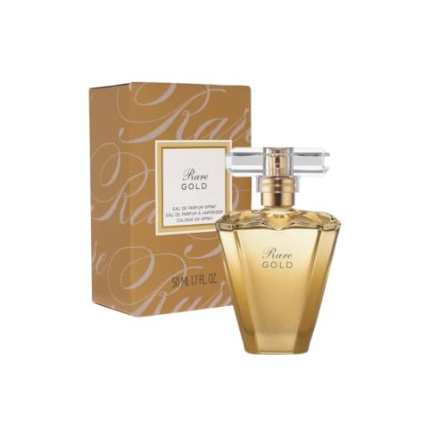 Rare Gold Eau de Parfum for Women Luxurious Long-Lasting Floral Fragrance Spray with Ylang-Ylang Mandarin Zest Jasmine & Golden Amber Elegant Signature Scent & Gift for Her 1.7 fl oz / 50 ml