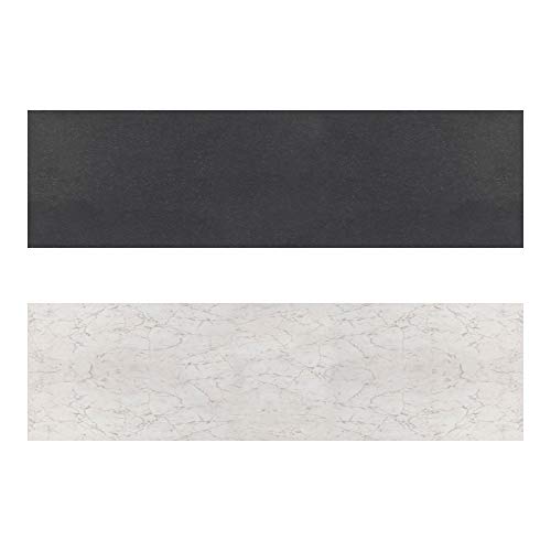 Beldray EH1396BQ Reversible Laminate Fireplace Hearth Insert in Slate and Alabas