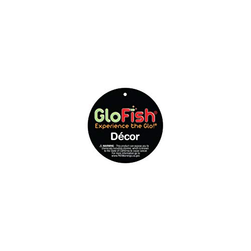 Image of GloFish 78093 Aquarium Plant, Purple /White, Large (Pack of 2)