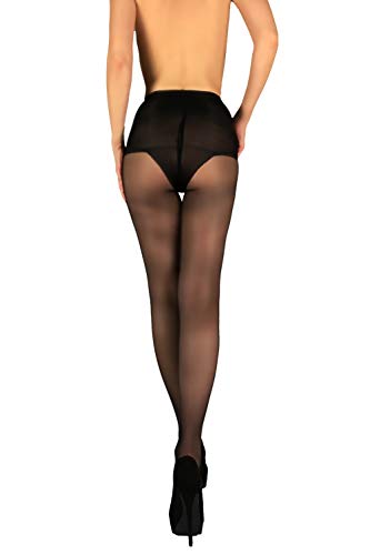Mila Marutti Control Top Tights for Women | Sheer Shaping Pantyhose | Tummy Slimming Nylons2