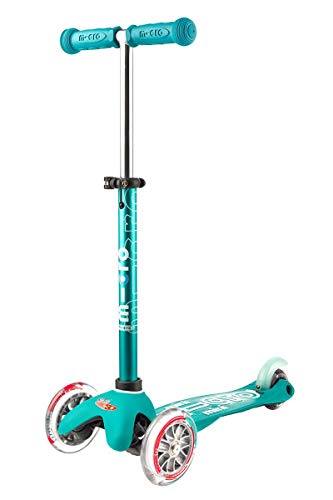 Mini 3in1 Deluxe 3-Stage Ride-on Micro Scooter Toddler Toys for Ages 12 Months to 5 Years - Aqua