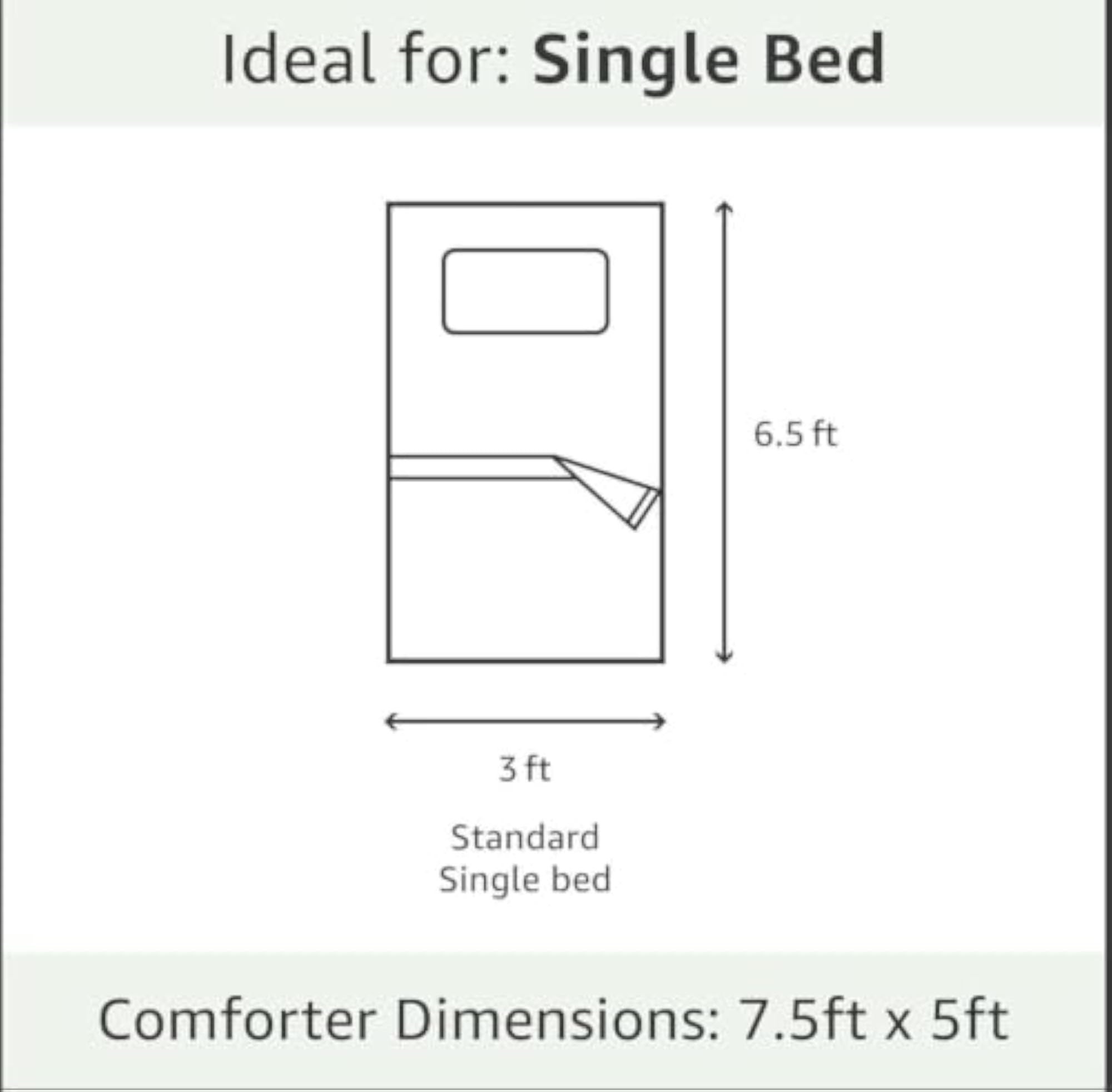 Reversible Single Comforter, Heavy Glace Cotton AC Quilt