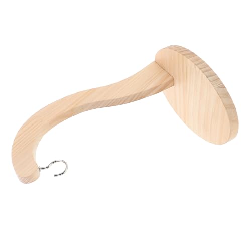 TOYANDONA Wood Banana Hanger Strong Solid Wood Fruit Hook for Kitchen Countertop Space-Saving Fresh Fruit Organizer Stand Banana Storage Rack for Home and Office