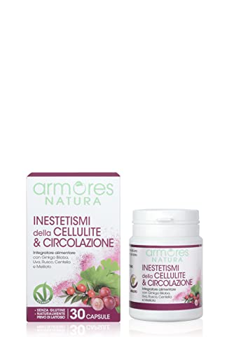 Armores Natura Integratori Alimentari, Inestetismi della Cellulite & Circolazione, Aiuta il...