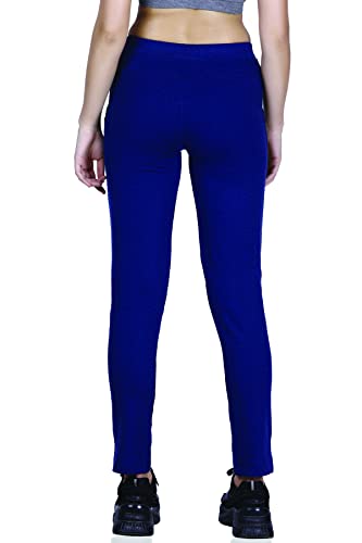 Image of Women's Straight Fit Ankle Length Cotton Track Pant