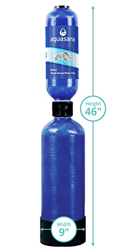 Image of Aquasana Rhino Whole House Filter Replacement Tank for Rhino Chlorine - 1,000,000 Gallons - Carbon & KDF Filtration - Reduces 97% of Chlorine - WH-1000R