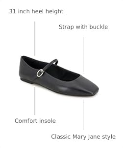 Amazon.com | Kenneth Cole New York Jasper Black Leather 5 | Flats