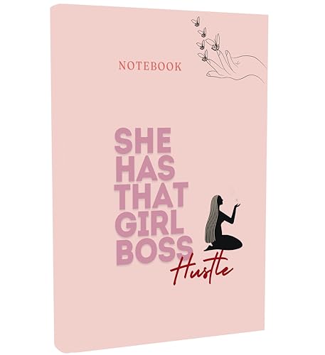 Image of KAANUKA A5 Notebook, 172 Pages, 80 GSM, Ruled, Themed Journals, Diary for Girls and Women, Notebook For Home, Office And Personal Diary With Trackers, Best For Gifting