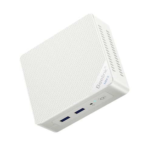 Beelink Mini PC, Mini S12 Mini Computer con Alder Lake-N95 (4C/4T), Max Turbo 3.4GHz, 12G Single...