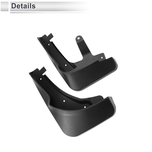 Image of X AUTOHAUX 1set Front and Rear Mud Flaps Splash Guards Mud Guards for Audi Q5L Sport 2018-2020 W /Mount Accessories