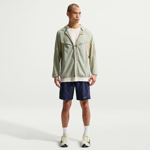 Image of Nike Mens Miler Dri Fit Brief Lined Running Shorts