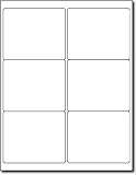 1800 Labels, 6up Size 4 x 3.33. Use with Word Templates. Labels Compatible with all Ink Jet and Laser Printers (1,800 Labels)