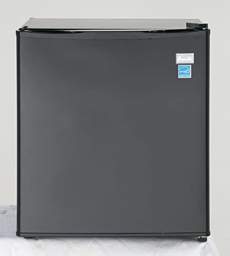 Avanti Mini Fridge Compact Refrigerator for Home Office or Dorm, Reversible Door and Adjustable Shelves, Full Range Temperature Control with Compressor Cooling and Automatic Defrost, 1.7-Cu.Ft., Black on Fridge.com