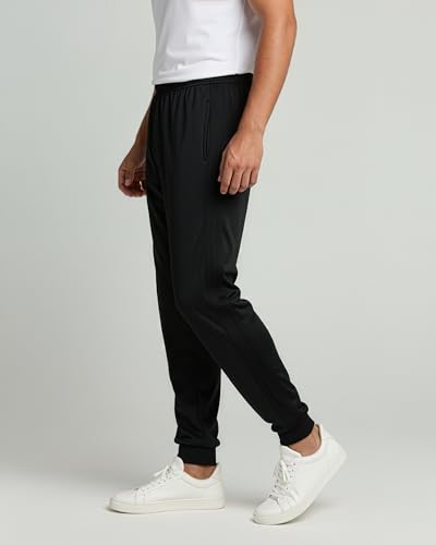 Image of Real Essentials 3 Pack: Men's Active Athletic Casual Jogger Sweatpants with Pockets