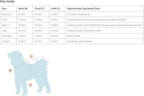 pet wiz Warmes Vierbeiner-Fleece für Hunde – Superweich, wetterfest, in verschiedenen Größen und Farben erhältlich (Koralle, Klein)