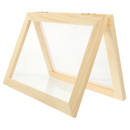 OSALADI Paper Craft Frame Wooden DIY Frame for Handmade Paper Screen Envelope Mould and Deckle