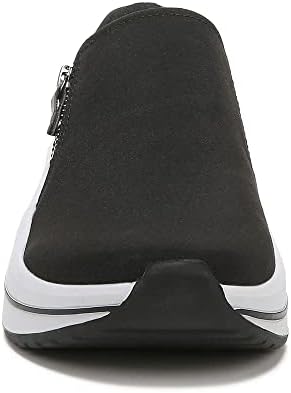 Dr. Scholl's Womens Wannabe Zip Sneaker Black Fabric 8 M | Image 4