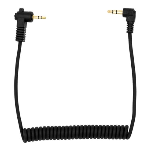 ProMaster Cable de Audio 2.5mm TRS a 3.5mm TRS en espiral miniatura 1