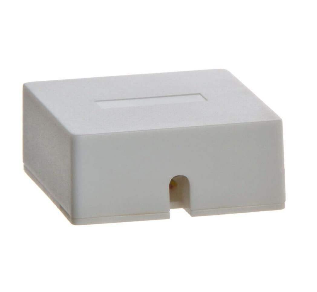 4 Scatole Di Montaggio Superficiale Modulari Bianche Con Porta RJ12 6P6C Per Linee Telefoniche - Nuove