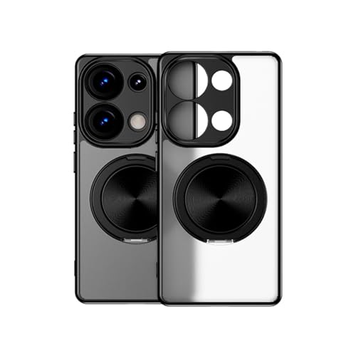 UPLAI Hülle für Xiaomi Redmi Note 13 Pro 5G, Slim Stoßfest Matt Handyhülle mit Magnetisch Ring Ständer, Prämie PC + TPU ...