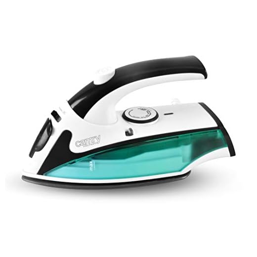 Camry CR5024 Plancha de Vapor para Ropa, de Viaje, Fácil Planchado, 840 W, 5 litros, 0 Decibeles, Plástico, Verde