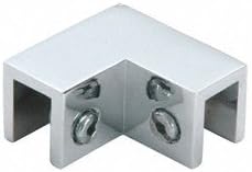 CRL Chrome 2-Way 90 Degree Clamp