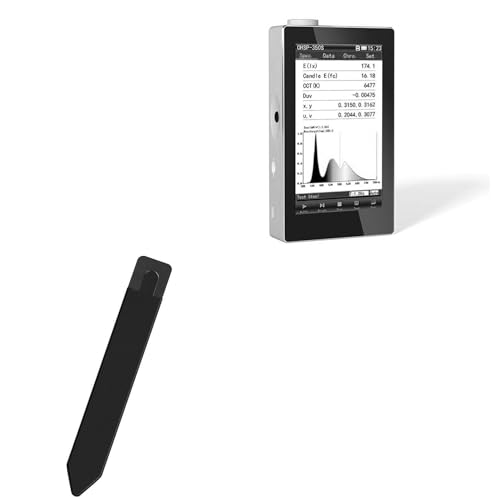 BoxWave Stylus Pouch Compatible with Hopoocolor Spectrometer OHSP350 - Stylus PortaPouch, Pen Stylii Holder Carrier Portable Self-Adhesive - Jet Black