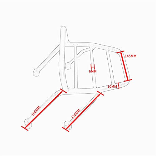 Porte-bagages avant CT125 pour corriger le manque de rangement moto