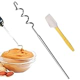 Genérico Frullatore di pasta organica: asta di agitazione, utensile in acciaio Remix veloce, Amalgamator di salsa Viscosa sicura | Manuale di controllo ergonomico del comfort per marinate, medicazione